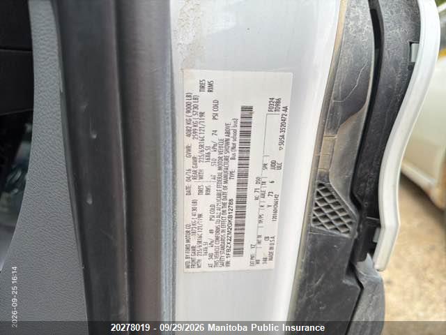 20278019 :رقم المزاد ، 1FBZX2ZM2GKB12788 vin ، 2016 Ford Transit 350 Wb 148 Xl مزاد بيع