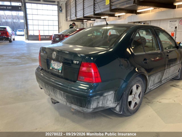 2002 Volkswagen Jetta Gls 1.8t მანქანა იყიდება აუქციონზე, vin: 3VWSE69MX2M150245, აუქციონის ნომერი: 20278022