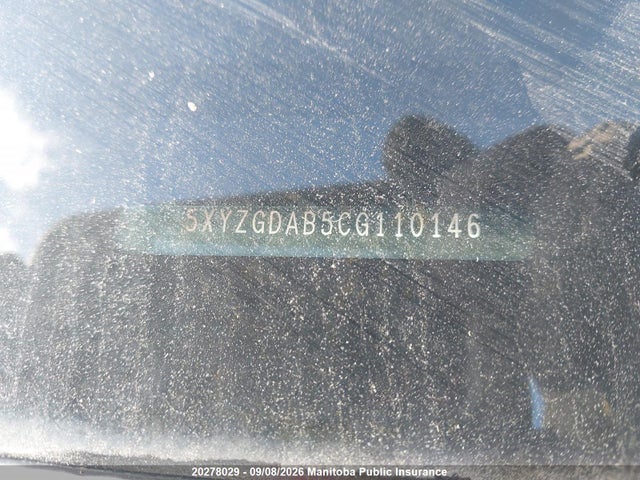 Продаж на аукціоні авто 2012 Hyundai Santa Fe Gl (4 Cyl), vin: 5XYZGDAB5CG110146, номер лоту: 20278029