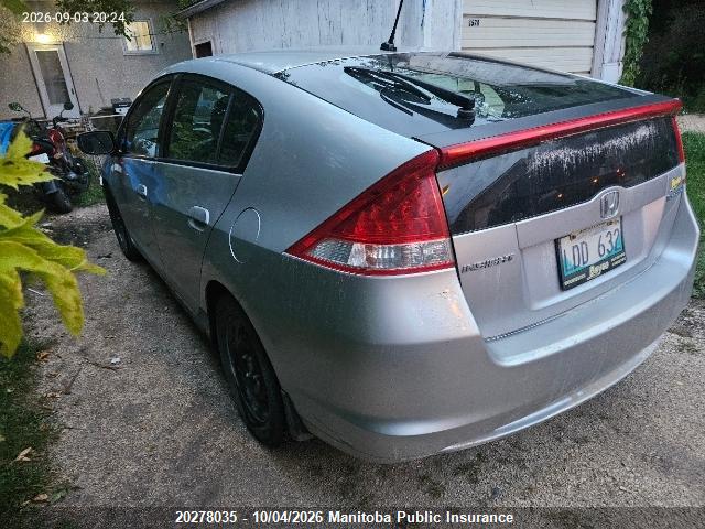 Aukcja sprzedaży 2010 Honda Insight Ex, vin: JHMZE2H7XAS801786, numer aukcji: 20278035