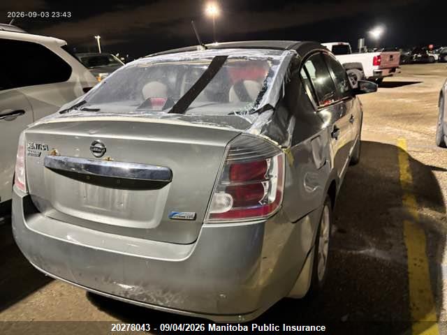 20278043 :رقم المزاد ، 3N1AB6AP9AL695423 vin ، 2010 Nissan Sentra 2.0 S مزاد بيع