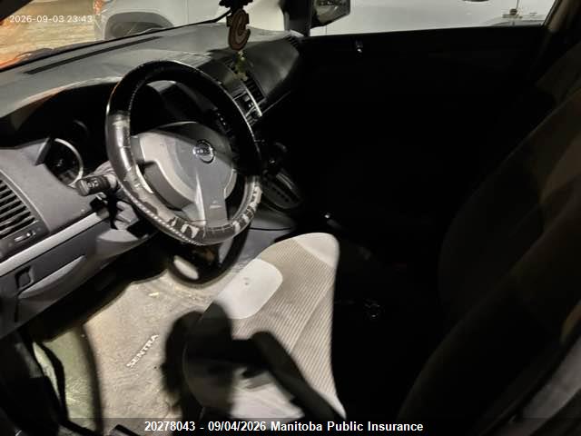 20278043 :رقم المزاد ، 3N1AB6AP9AL695423 vin ، 2010 Nissan Sentra 2.0 S مزاد بيع