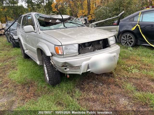 20278057 :رقم المزاد ، JT3HN87R1X0224075 vin ، 1999 Toyota 4runner Limited V6 مزاد بيع
