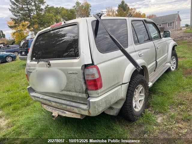 Auction sale of the 1999 Toyota 4runner Limited V6, vin: JT3HN87R1X0224075, lot number: 20278057