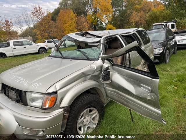 Auction sale of the 1999 Toyota 4runner Limited V6, vin: JT3HN87R1X0224075, lot number: 20278057