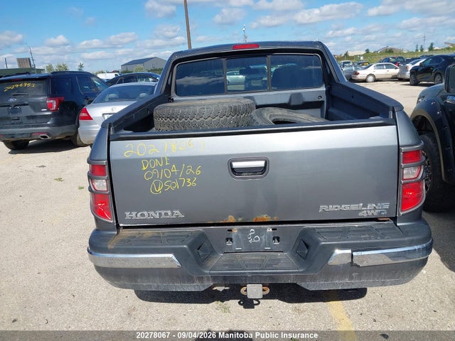 2010 Honda Ridgeline Vp მანქანა იყიდება აუქციონზე, vin: 5FPYK1F5XAB501736, აუქციონის ნომერი: 20278067