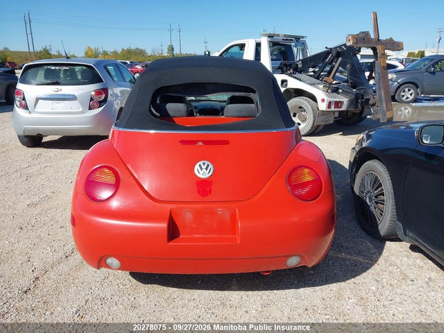2003 Volkswagen New Beetle Gls მანქანა იყიდება აუქციონზე, vin: 3VWCK21Y53M313308, აუქციონის ნომერი: 20278075
