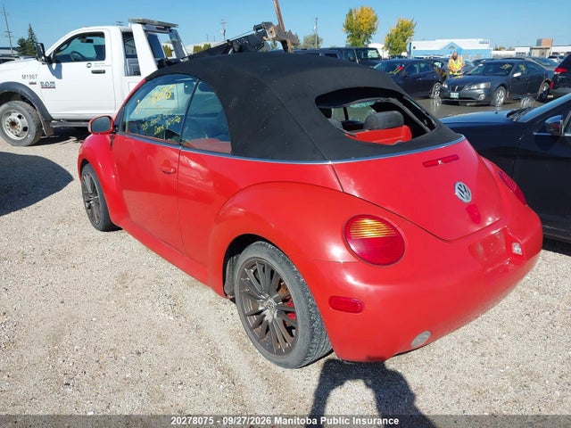 2003 Volkswagen New Beetle Gls მანქანა იყიდება აუქციონზე, vin: 3VWCK21Y53M313308, აუქციონის ნომერი: 20278075