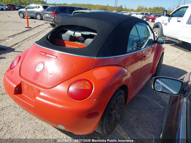 2003 Volkswagen New Beetle Gls მანქანა იყიდება აუქციონზე, vin: 3VWCK21Y53M313308, აუქციონის ნომერი: 20278075