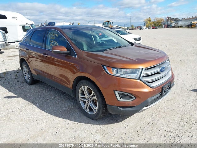 20278079 :رقم المزاد ، 2FMPK4K94HBB85056 vin ، 2017 Ford Edge Titanium مزاد بيع