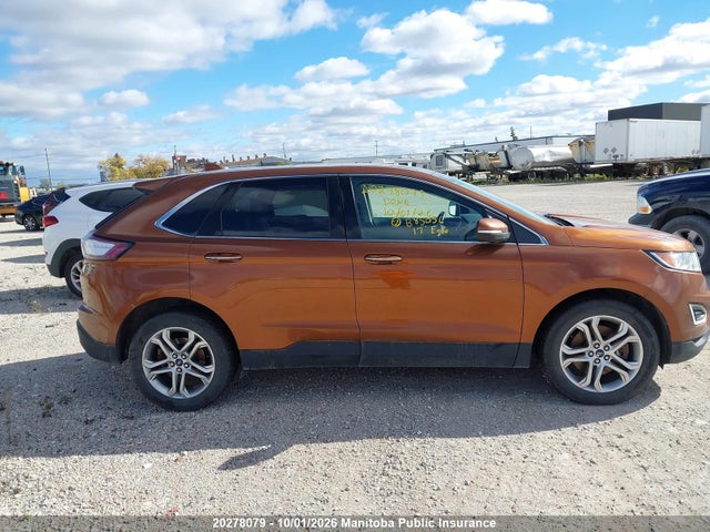 20278079 :رقم المزاد ، 2FMPK4K94HBB85056 vin ، 2017 Ford Edge Titanium مزاد بيع