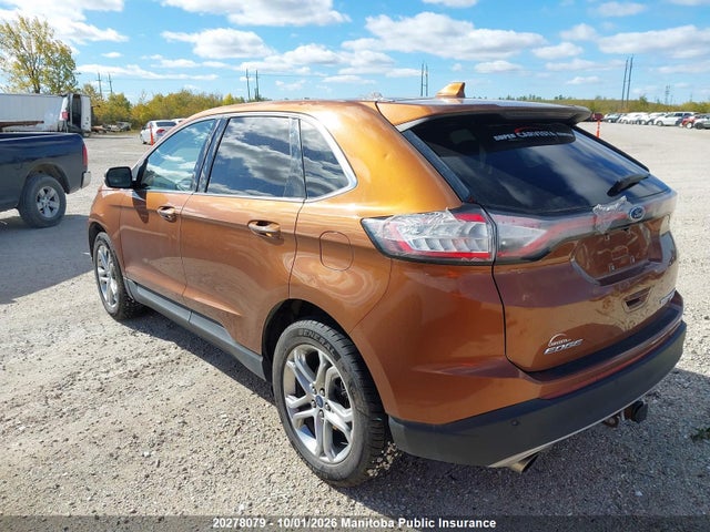 20278079 :رقم المزاد ، 2FMPK4K94HBB85056 vin ، 2017 Ford Edge Titanium مزاد بيع