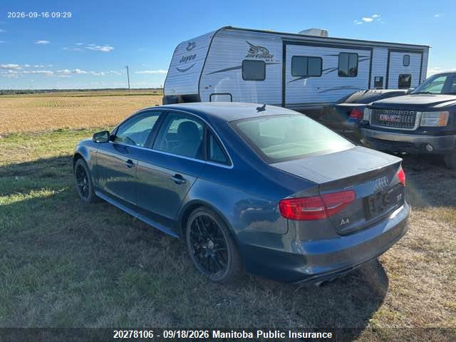 Продажа на аукционе авто 2015 Audi A4 2.0t Quattro, vin: WAUHFCFLXFN021189, номер лота: 20278106