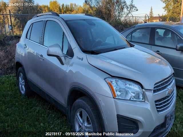 Chevrolet Trax Lt 2016 3GNCJPSB7GL230897 головне зображення