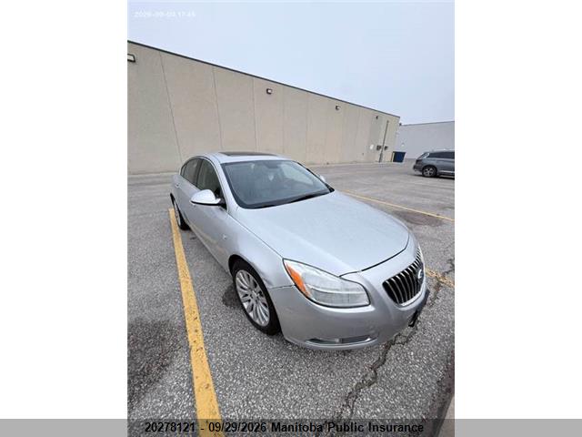 2011 Buick Regal Cxl მანქანა იყიდება აუქციონზე, vin: W04GP5EC8B1140010, აუქციონის ნომერი: 20278121