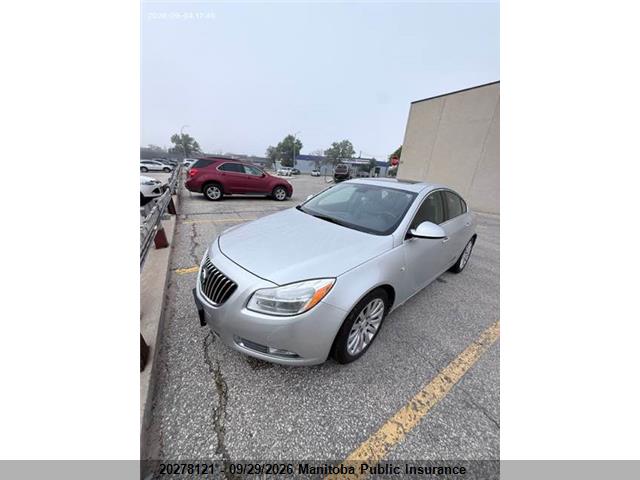 2011 Buick Regal Cxl მანქანა იყიდება აუქციონზე, vin: W04GP5EC8B1140010, აუქციონის ნომერი: 20278121