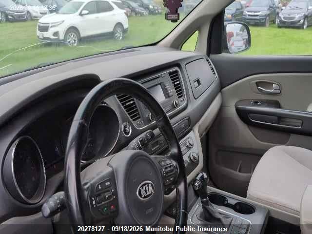 2016 Kia Sedona Lx მანქანა იყიდება აუქციონზე, vin: KNDMB5C14G6122378, აუქციონის ნომერი: 20278127