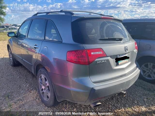 20278152 :رقم المزاد ، 2HNYD28258H523332 vin ، 2008 Acura Mdx مزاد بيع