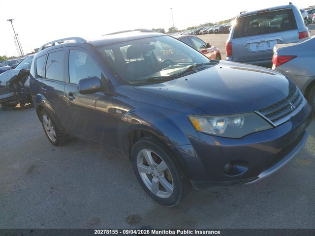 20278155 :رقم المزاد ، JA4MT41X68Z605461 vin ، 2008 Mitsubishi Outlander Xls مزاد بيع