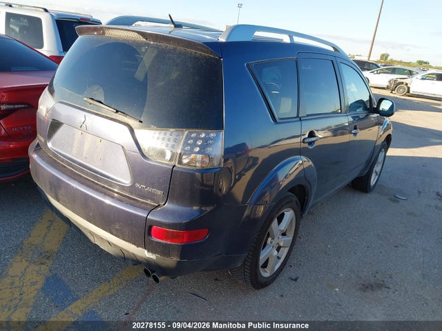 20278155 :رقم المزاد ، JA4MT41X68Z605461 vin ، 2008 Mitsubishi Outlander Xls مزاد بيع