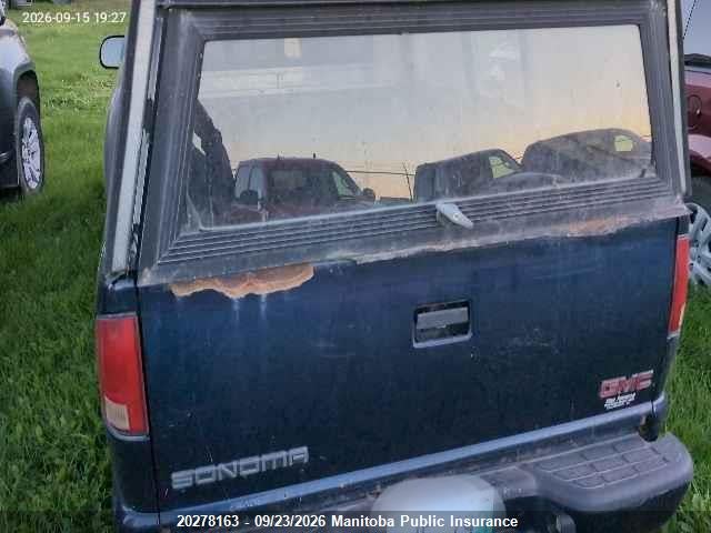 Aukcja sprzedaży 2002 Gmc Sonoma Ext Cab, vin: 1GTCS19W028107249, numer aukcji: 20278163
