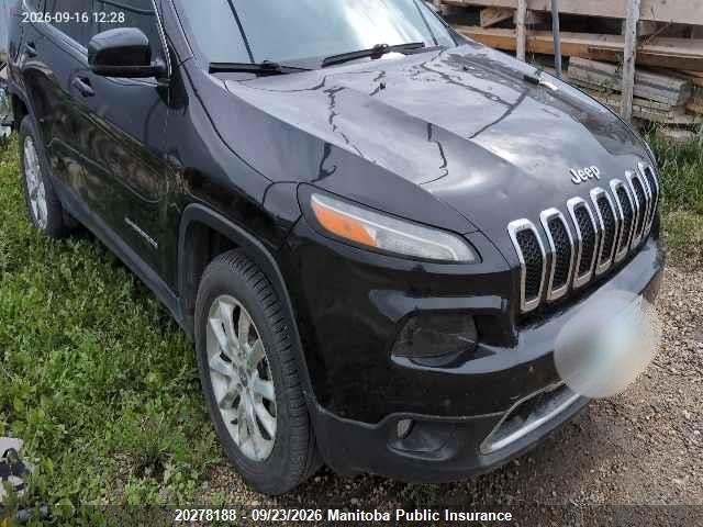 Aukcja sprzedaży 2015 Jeep Cherokee Limited, vin: 1C4PJMDS1FW752388, numer aukcji: 20278188