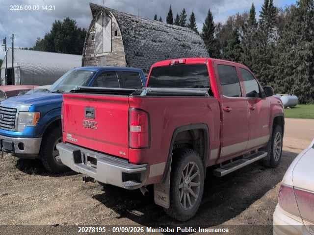 GMC Sierra 1500 Sle Crew Cab 2014 3GTU2UEC9EG345830 Image 3