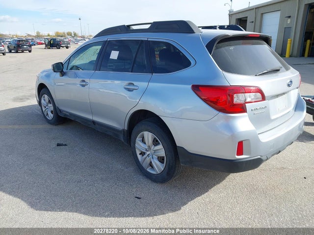 20278220 :رقم المزاد ، 4S4BSCAC0H3343393 vin ، 2017 Subaru Outback 2.5i مزاد بيع