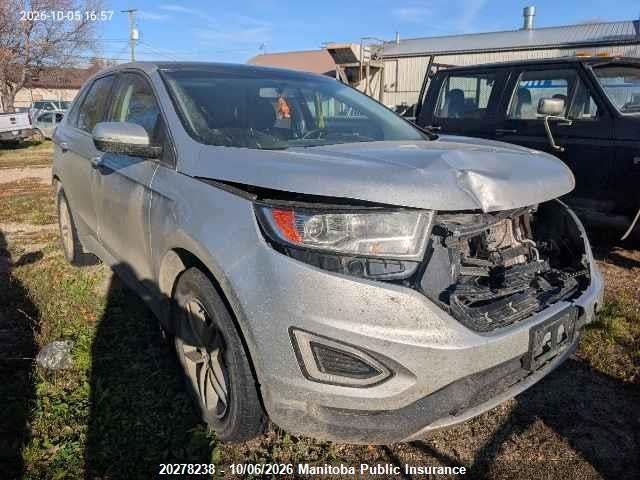20278238 :رقم المزاد ، 2FMPK4J93GBB69267 vin ، 2016 Ford Edge Sel مزاد بيع