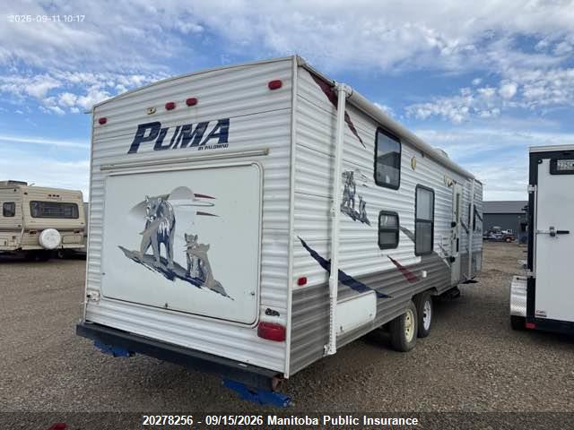 2009 Palomino Puma მანქანა იყიდება აუქციონზე, vin: 4X4TPUD299P021908, აუქციონის ნომერი: 20278256
