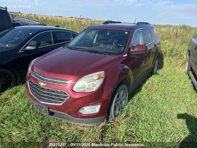 Auction sale of the 2016 Chevrolet Equinox Lt, vin: 2GNFLFEK6G6292468, lot number: 20278257