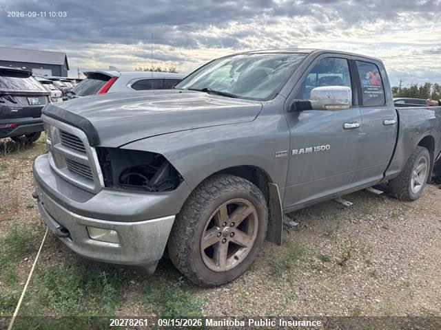 Продажа на аукционе авто 2012 Dodge Ram 1500 Slt Quad Cab, vin: 1C6RD7GT3CS337380, номер лота: 20278261