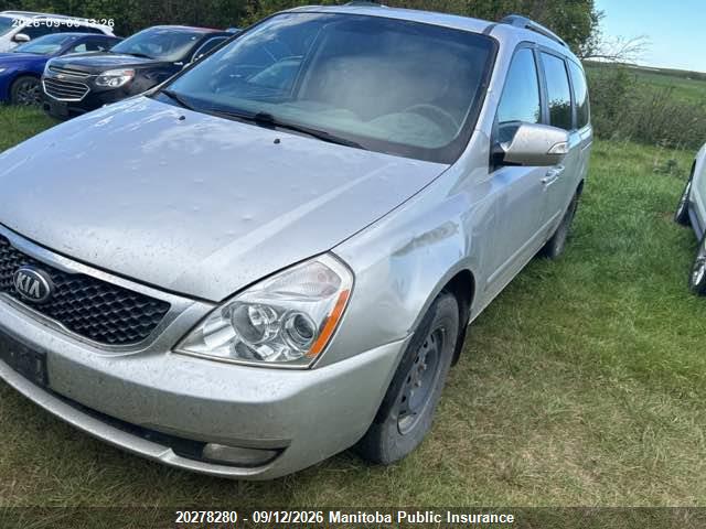 KIA SEDONA LX 2014 KNDMG4C7XE6539985 Image 2