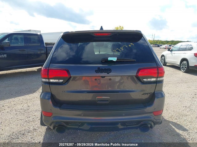2020 Jeep Grand Cherokee Srt მანქანა იყიდება აუქციონზე, vin: 1C4RJFDJ8LC378709, აუქციონის ნომერი: 20278287
