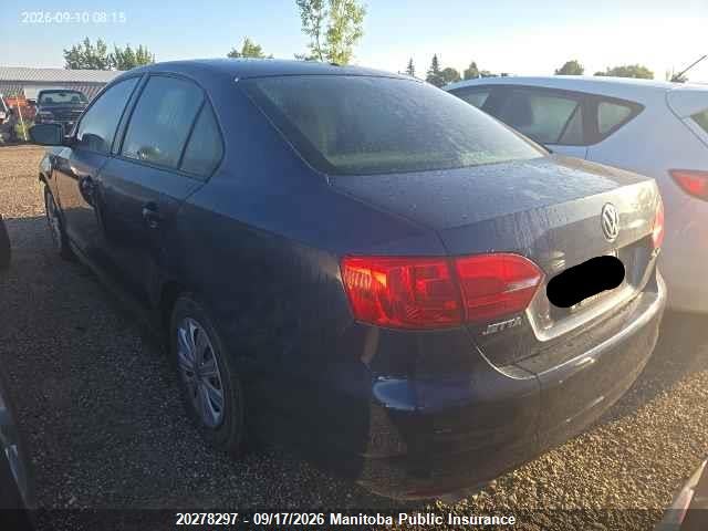 Продажа на аукционе авто 2013 Volkswagen Jetta 2.0, vin: 3VW2K7AJ1DM290221, номер лота: 20278297