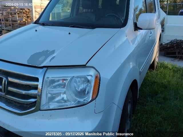 Honda Pilot Touring 2014 5FNYF4H97EB504646 Image 2