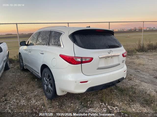 Auction sale of the 2015 Infiniti Qx60, vin: 5N1AL0MM6FC541937, lot number: 20278328