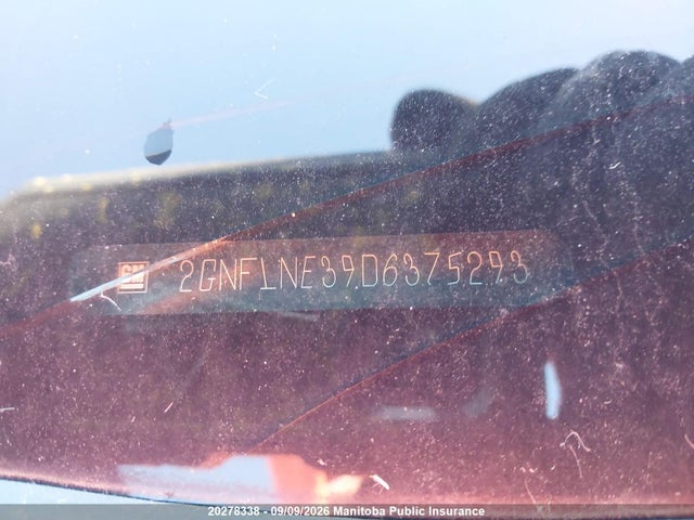 Aukcja sprzedaży 2013 Chevrolet Equinox Lt V6, vin: 2GNFLNE39D6375293, numer aukcji: 20278338