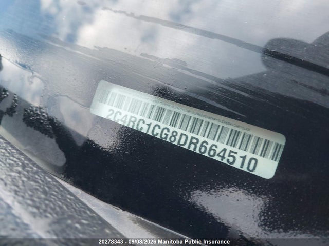 20278343 :رقم المزاد ، 2C4RC1CG8DR664510 vin ، 2013 Chrysler Town & Country Touring مزاد بيع