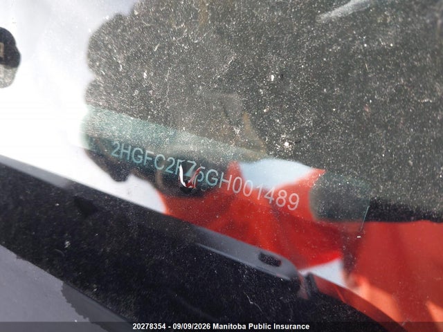 Honda CIVIC EX 2016 2HGFC2F75GH001489 Image 8