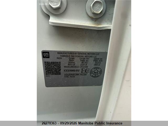 Chevrolet MALIBU LT 2024 1G1ZD5ST2RF241335 Image 9