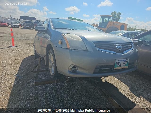 Aukcja sprzedaży 2011 Nissan Sentra 2.0 S, vin: 3N1AB6AP1BL698379, numer aukcji: 20278378