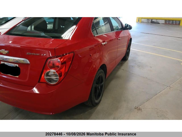 Продажа на аукционе авто 2013 Chevrolet Sonic Lt, vin: 1G1JC5EH6D4234500, номер лота: 20278446