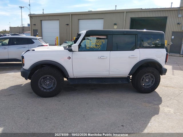 Aukcja sprzedaży 2025 Ford Bronco Outer Banks, vin: 1FMEE8BP3SLA73635, numer aukcji: 20278509