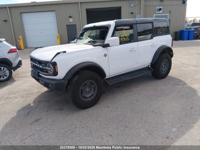 Aukcja sprzedaży 2025 Ford Bronco Outer Banks, vin: 1FMEE8BP3SLA73635, numer aukcji: 20278509