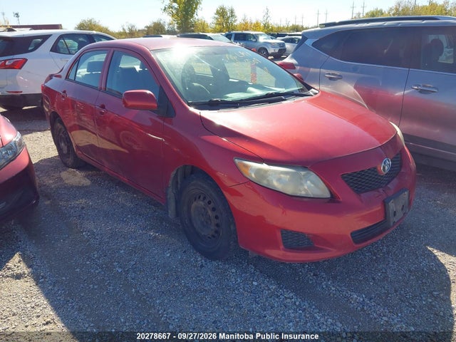 2009 Toyota Corolla Ce მანქანა იყიდება აუქციონზე, vin: 2T1BU40E19C088723, აუქციონის ნომერი: 20278667