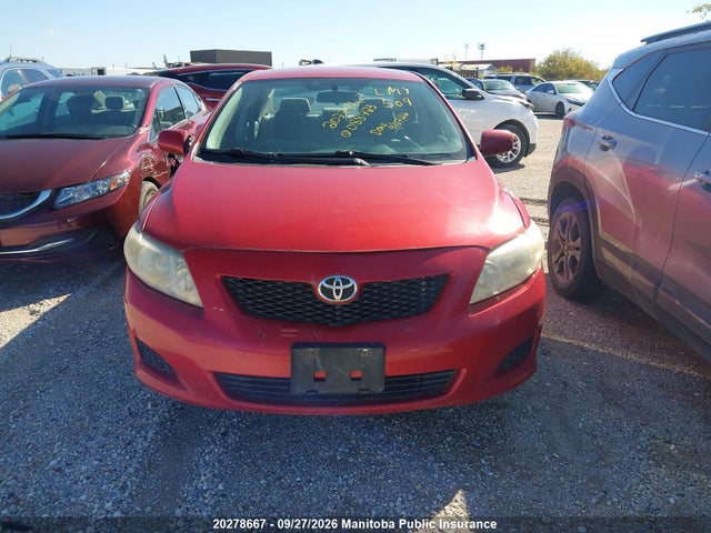 2009 Toyota Corolla Ce მანქანა იყიდება აუქციონზე, vin: 2T1BU40E19C088723, აუქციონის ნომერი: 20278667