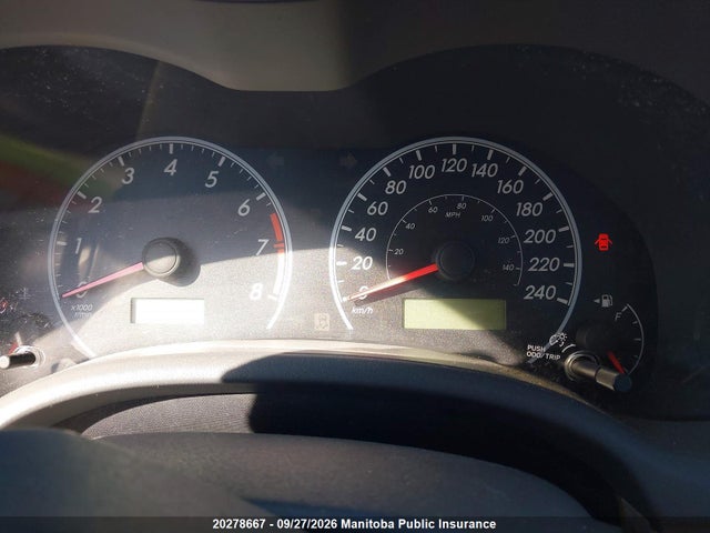 2009 Toyota Corolla Ce მანქანა იყიდება აუქციონზე, vin: 2T1BU40E19C088723, აუქციონის ნომერი: 20278667