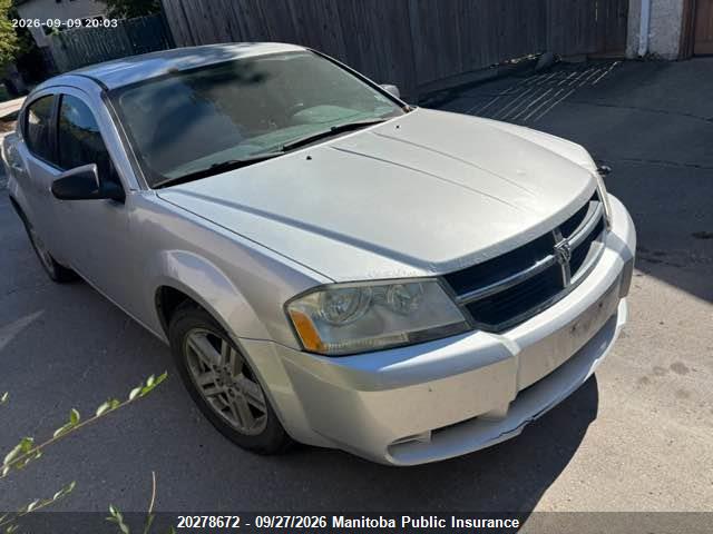 20278672 :رقم المزاد ، 1B3LC56D09N555351 vin ، 2009 Dodge Avenger Sxt V6 مزاد بيع