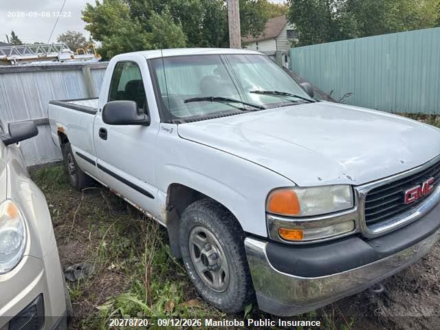 Auction sale of the 2001 Gmc Sierra 1500 Sl Pickup, vin: 1GTEC14W11Z125104, lot number: 20278720